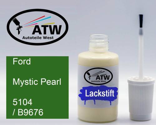 Ford, Mystic Pearl, 5104 / B9676: 20ml Lackstift, von ATW Autoteile West.